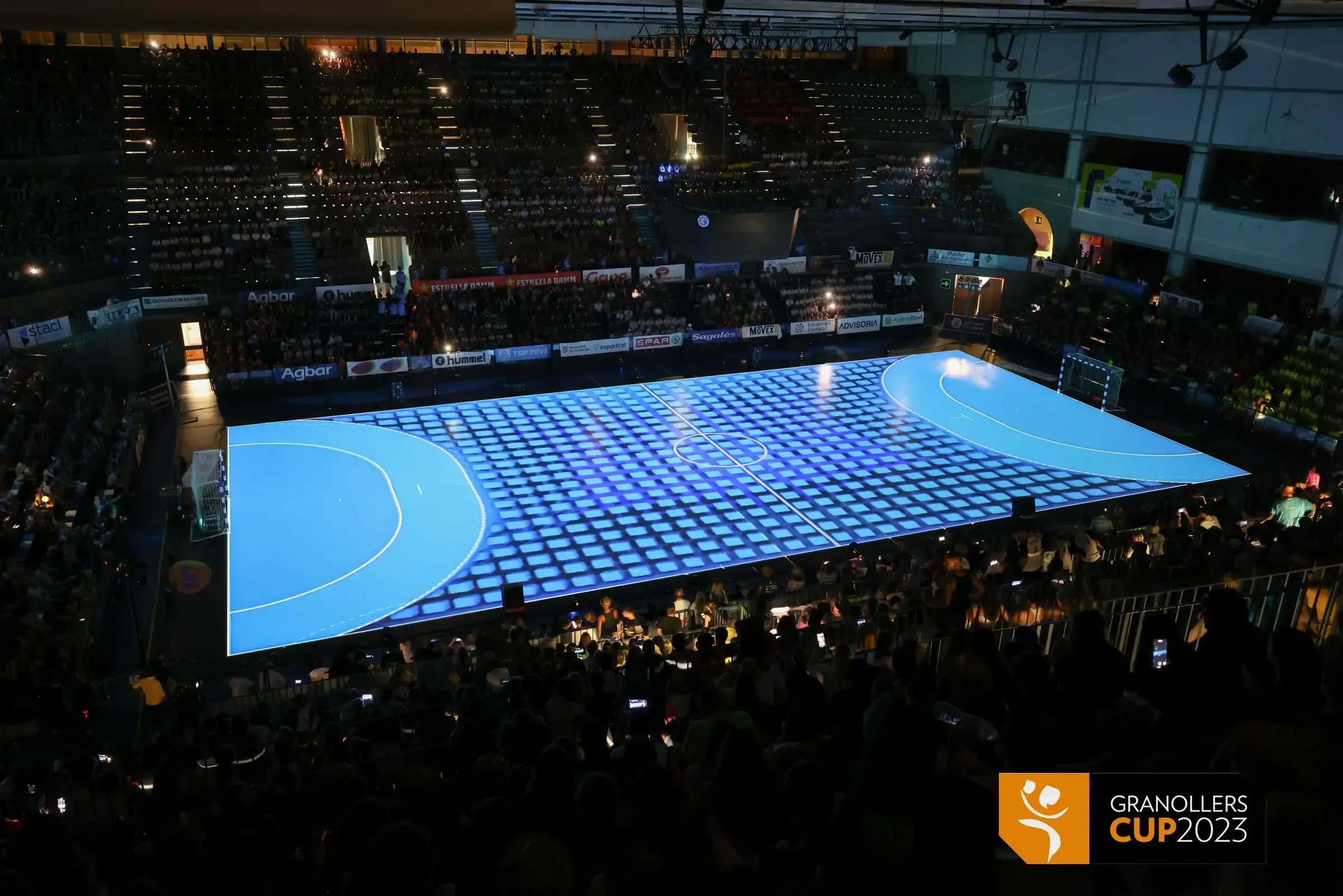 Cerimònia d’inauguració de la Granollers Cup de 2023 al Palau d’Esports